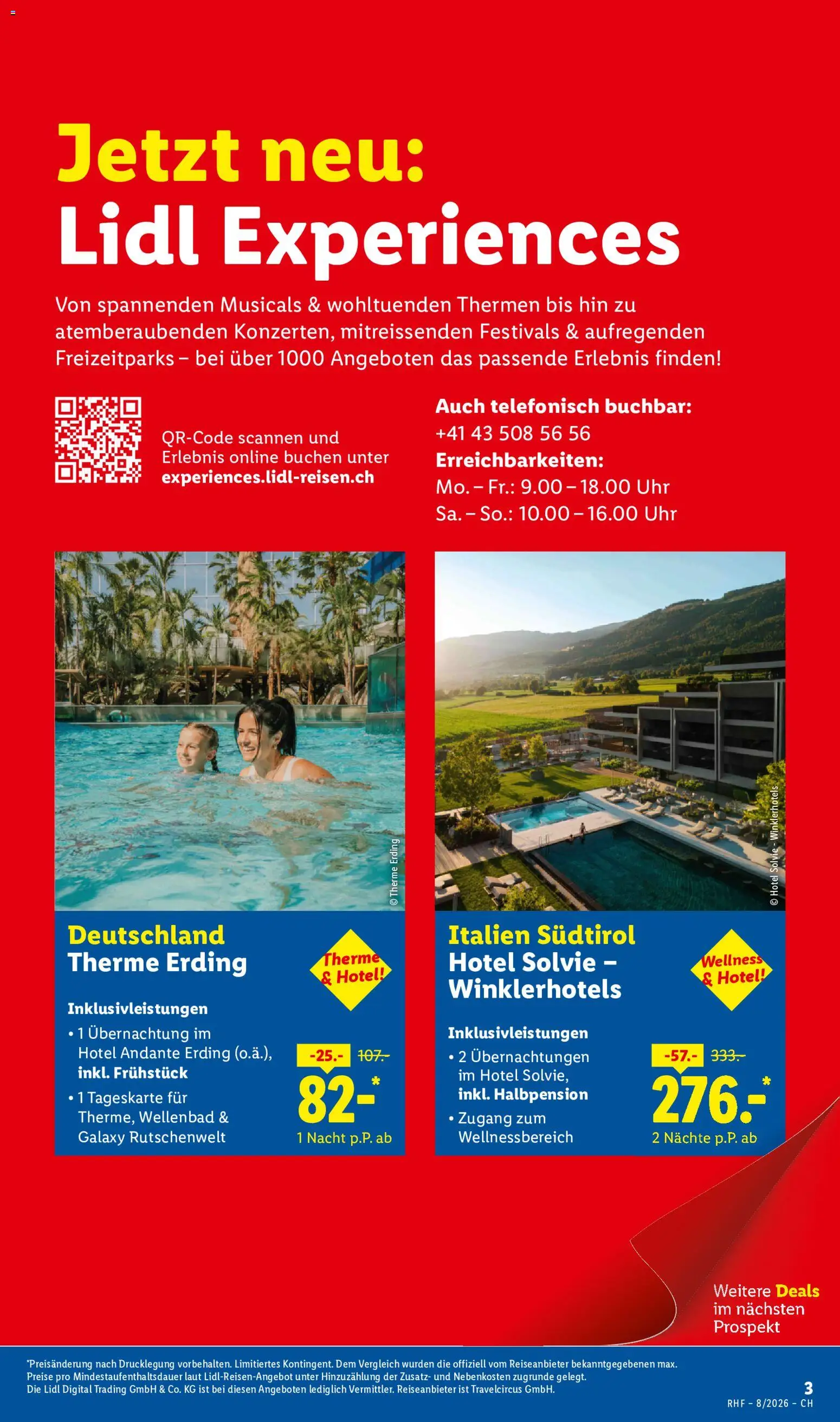 Lidl aktionen Reise-Highlights – gültig ab 29.07.2026 | Seite: 3 | Produkte: Uhr