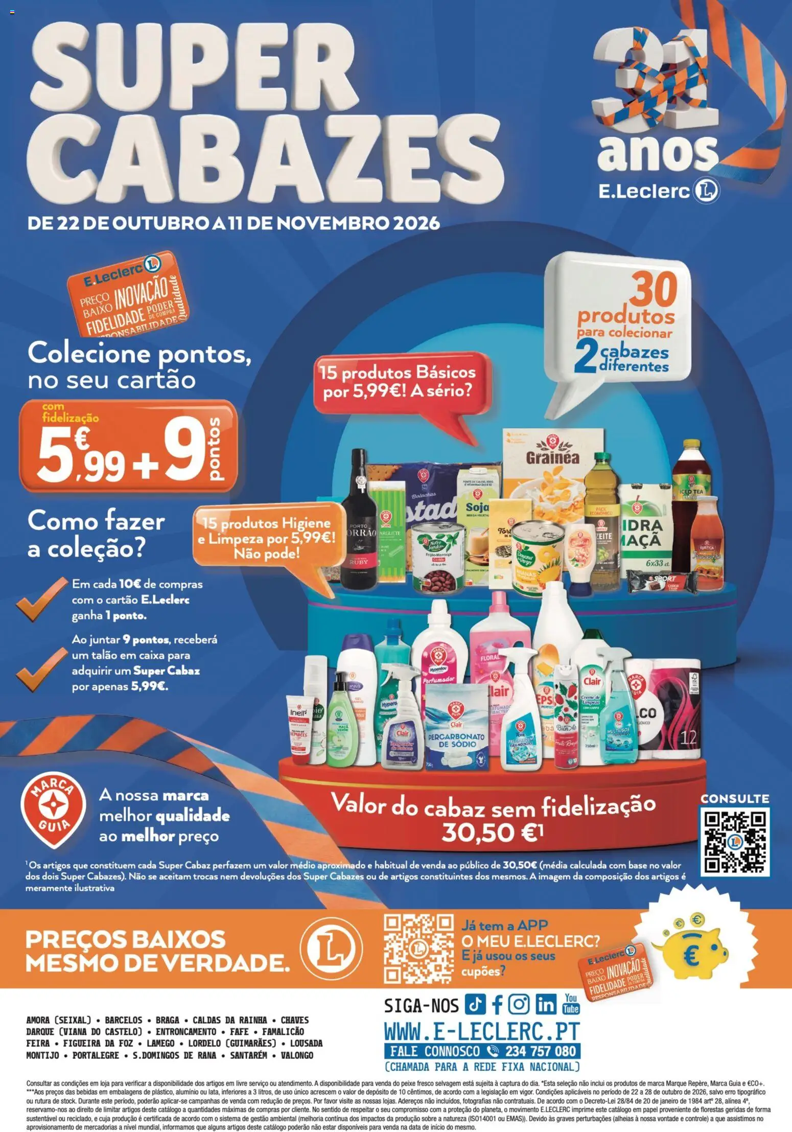 E.Leclerc folheto Semanal Aniversário 31 │ válido de 22/10/2026 | Página: 36