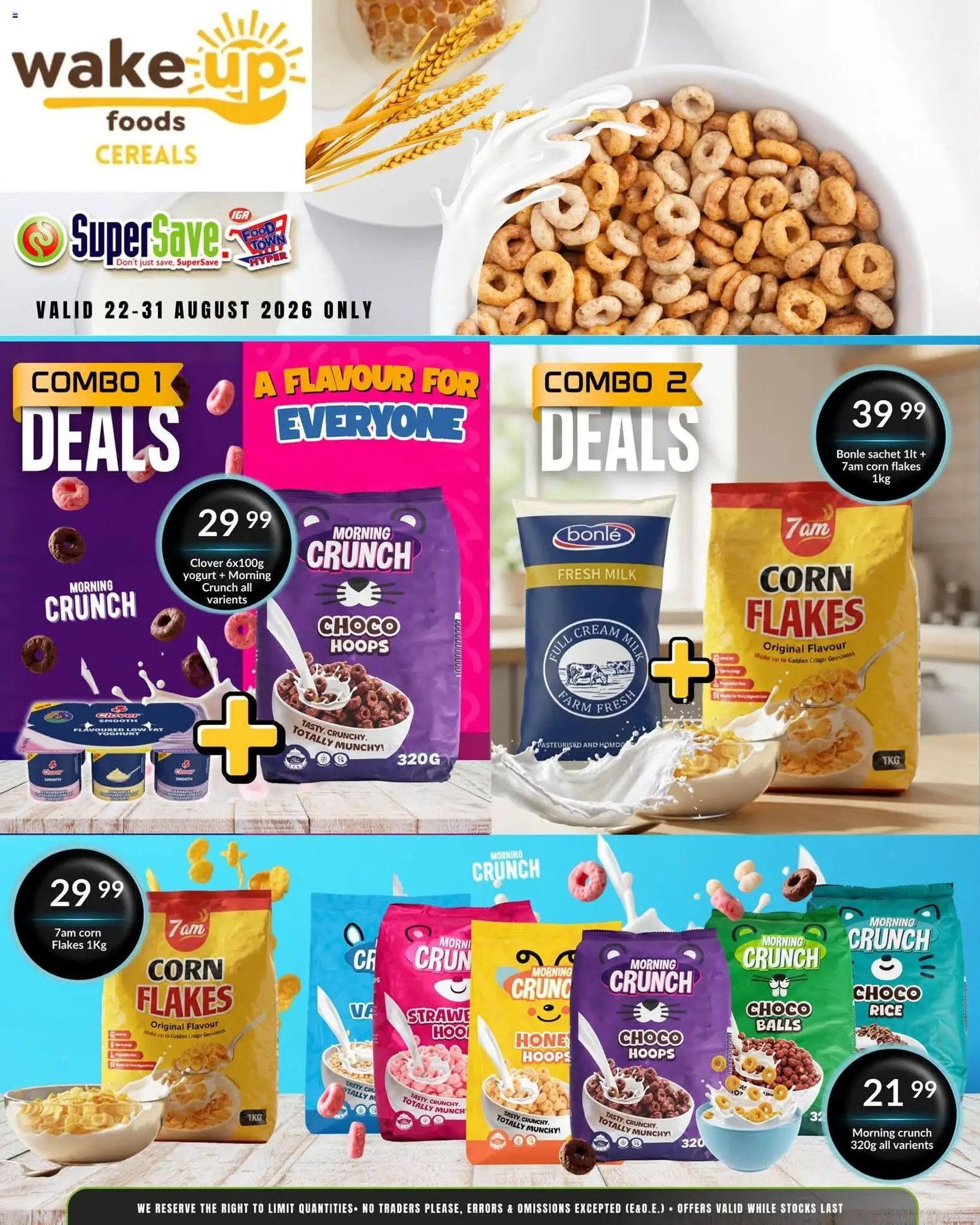 New Super Save catalogue – valid from 22/08/2026 | Page: 26 | Products: Corn, Yoghurt, Corn flakes, Cream