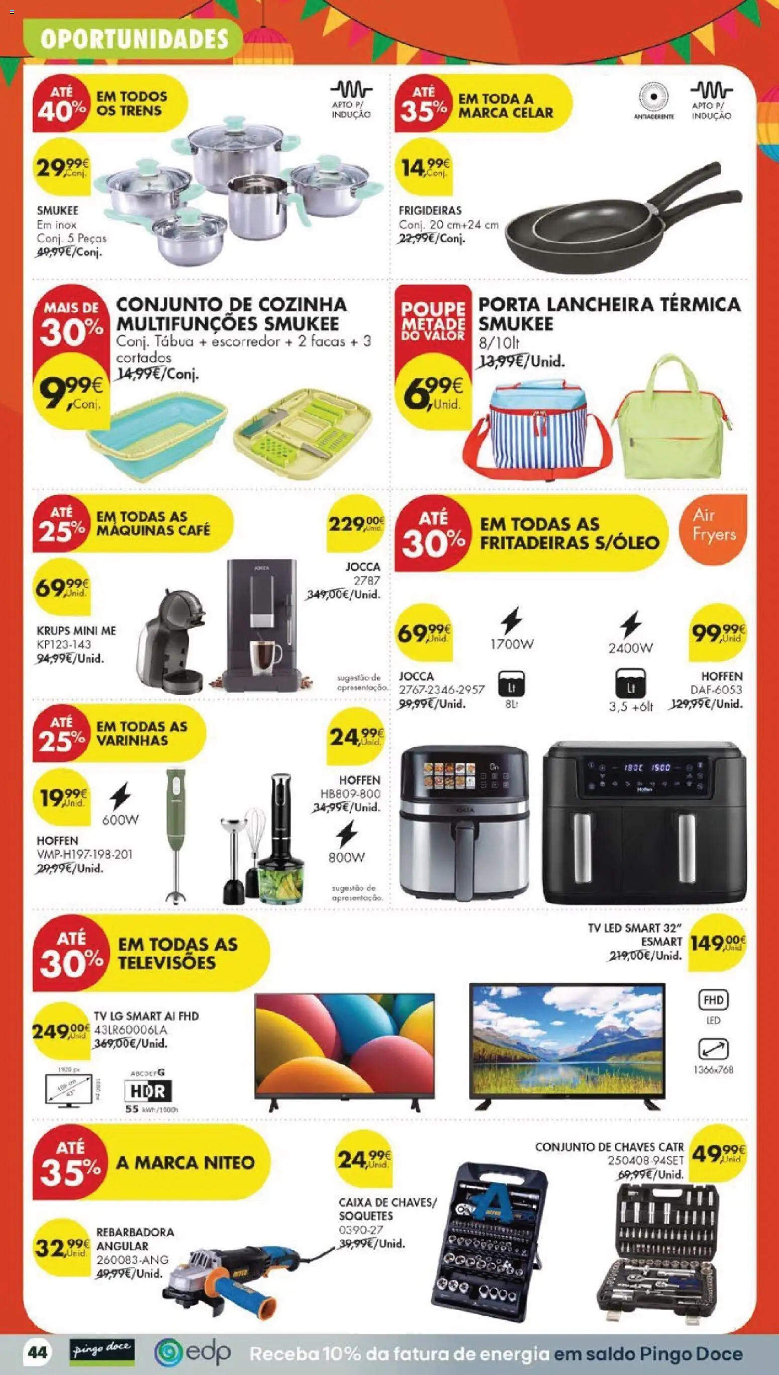 Pingo Doce folheto │ válido de 09.06.2026 | Página: 50 | Produtos: Escorredor, Porta, Máquina de café, Café