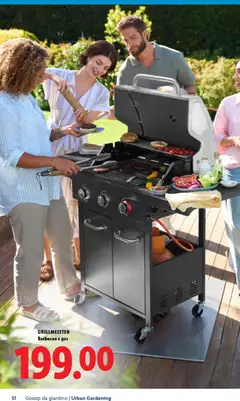 Anteprima del volantino GRILLMEISTER Barbecue a gas, Barbecue a gas valido a partire dal 23.04.2026 | Pagina: 51 | Prodotti: Barbecue, Barbecue a gas
