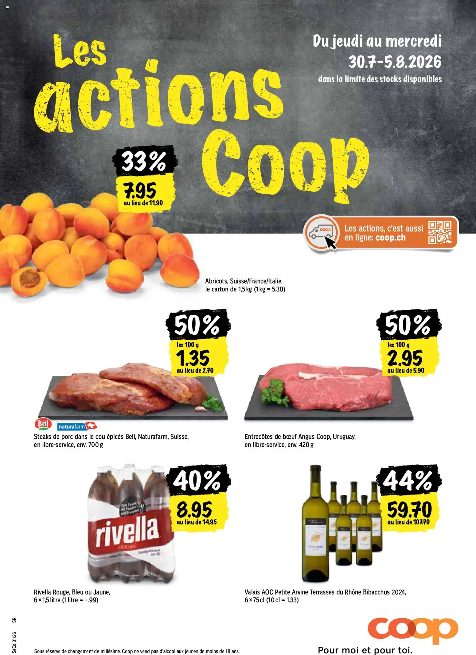 Coop aktionen FR – gültig ab 30.07.2026 | Seite: 1