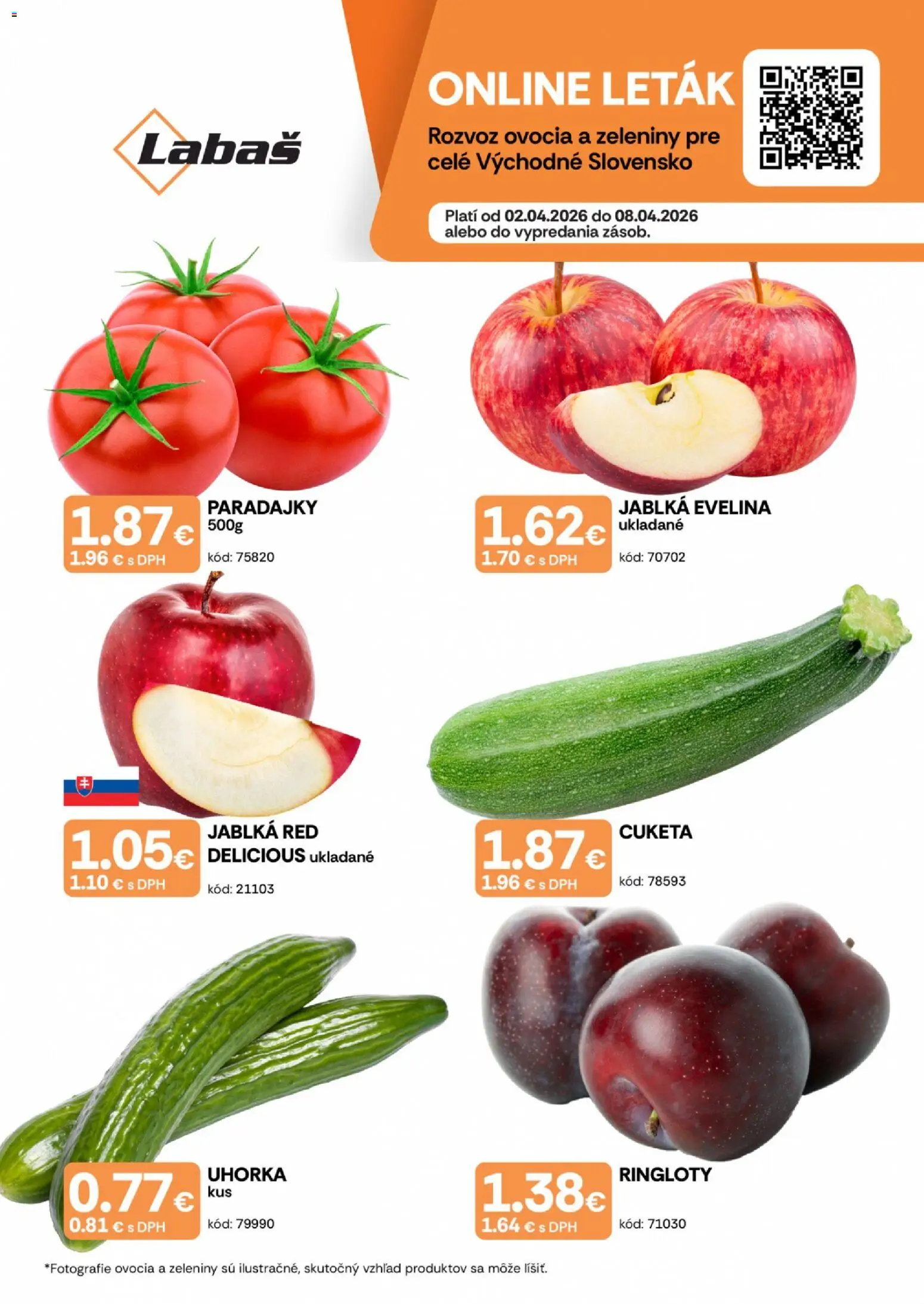 Labaš ovocie a zelenina od 02.04.2026 » aktuálna zľava