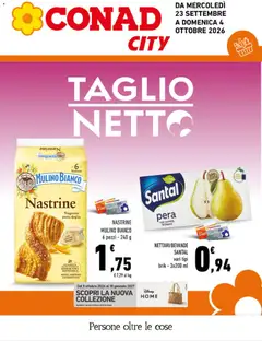 Anteprima del volantino Conad volantino City Lazio valido a partire dal 23/09/2026