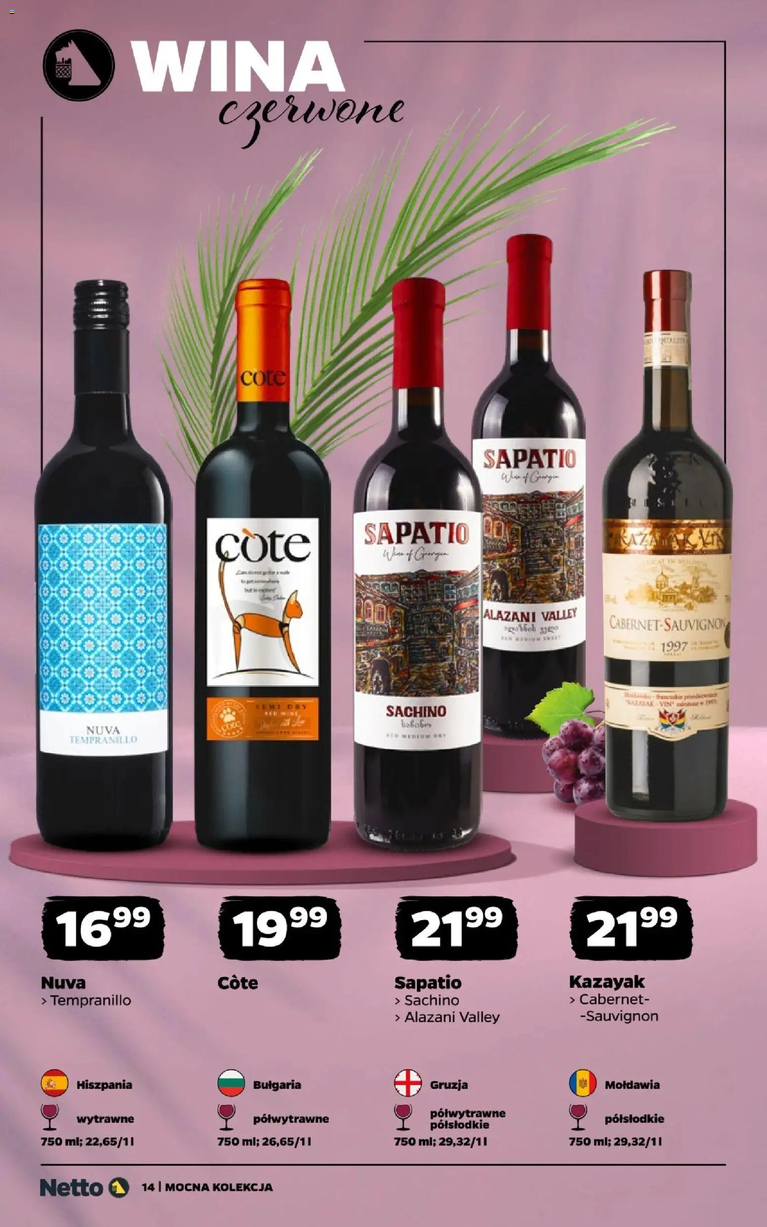 Netto gazetka - Wina od 14.09.2026 | Strona: 14