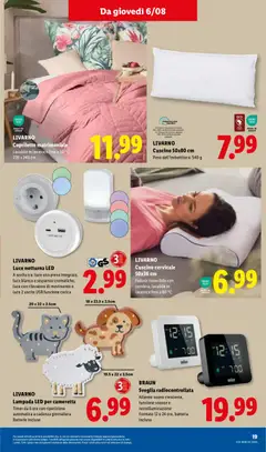 Anteprima del volantino Lampada LED per cameretta, Timer da 6 ore con ripetizione automatica a cadenza giornaliera, Batterie incluse, 19.5 x 22 x 2.5cm valido a partire dal 06/08/2026 | Pagina: 25