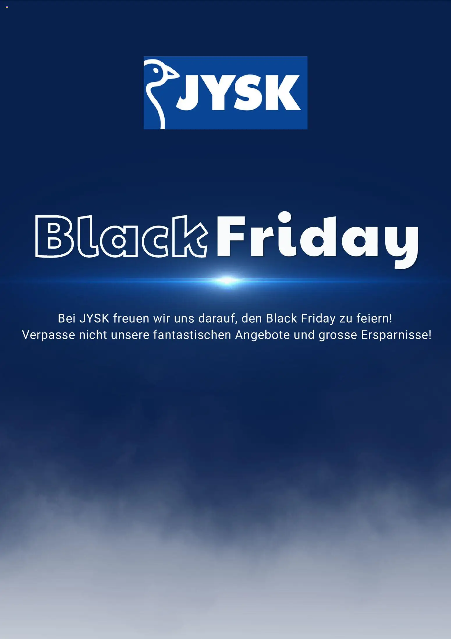 JYSK Black Friday Vorankündigung – gültig ab 23.10.2026 | Seite: 1