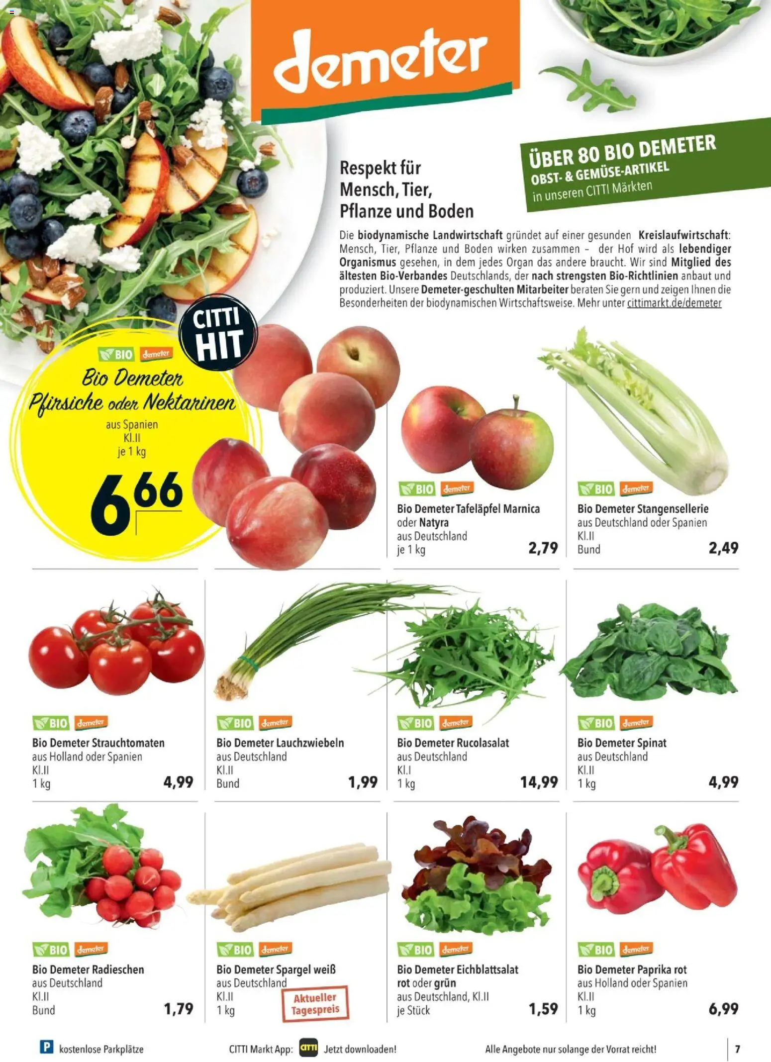 CITTI tilbudsavis – gyldig fra 20.05.2026 | Side: 7 | Produkter: Rucolasalat, Spinat, Paprika