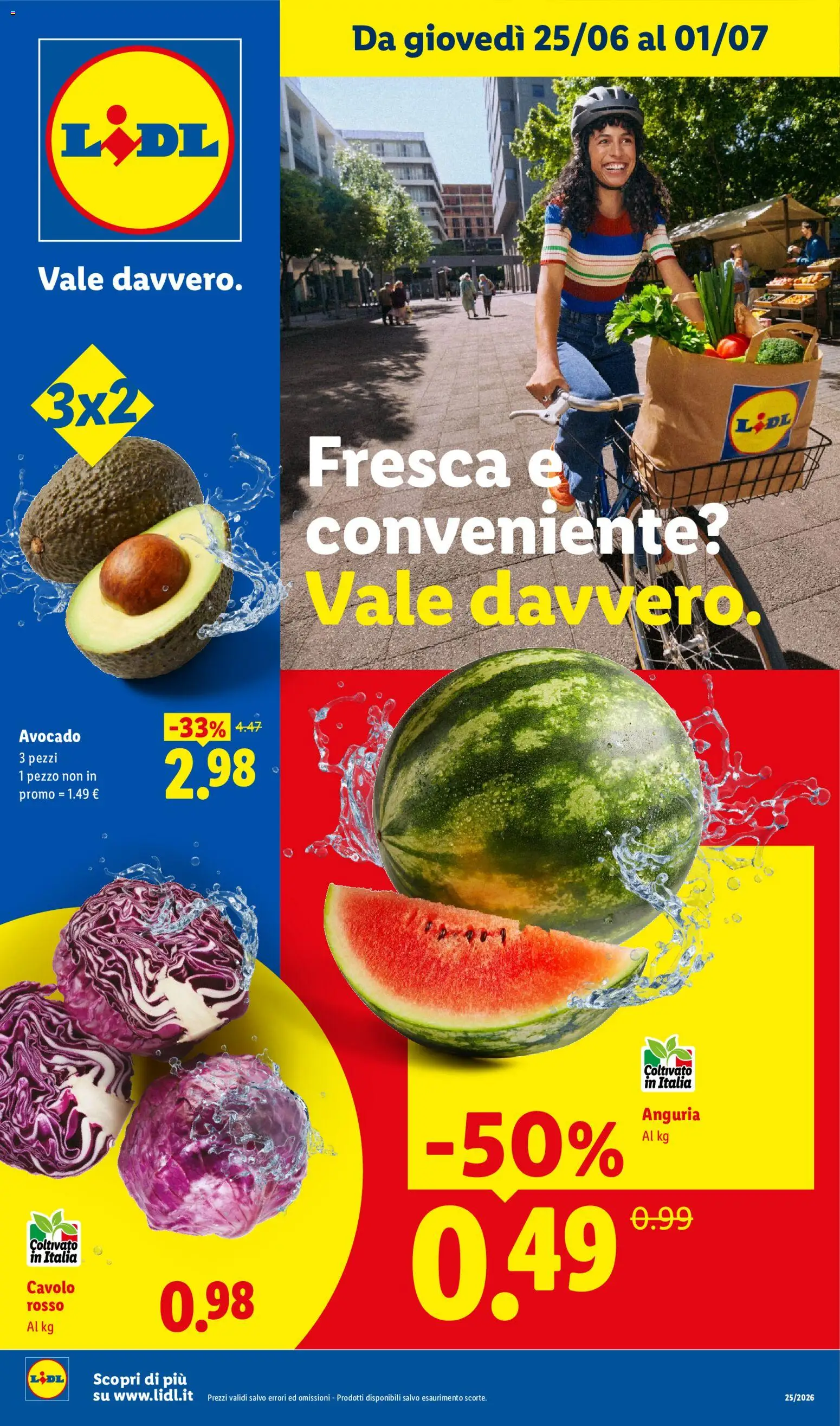 Volantino Lidl del 25.06.2026 | Pagina: 1