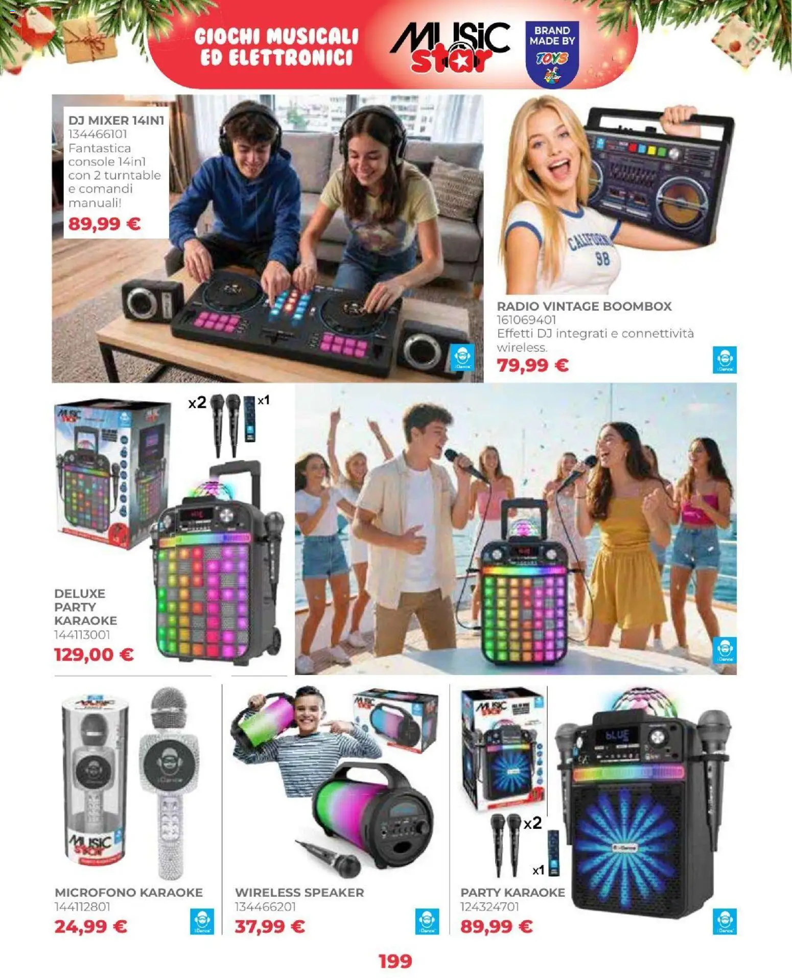 Volantino Toys Center del 16/10/2026 | Pagina: 201 | Prodotti: Radio, Microfono, Speaker, Mixer