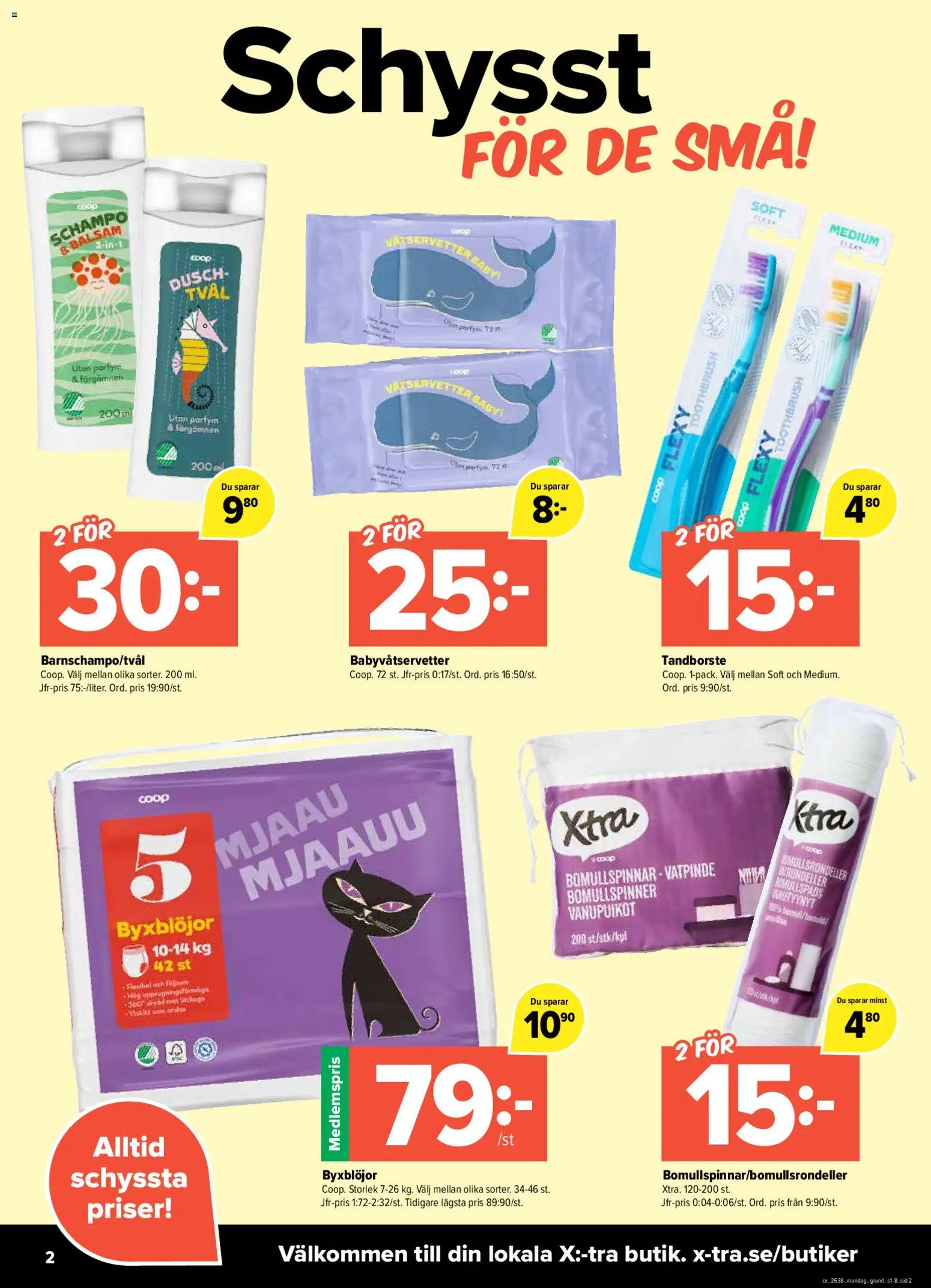 Coop X:-TRA reklamblad aktuell från 14/09/2026 | Sida: 2