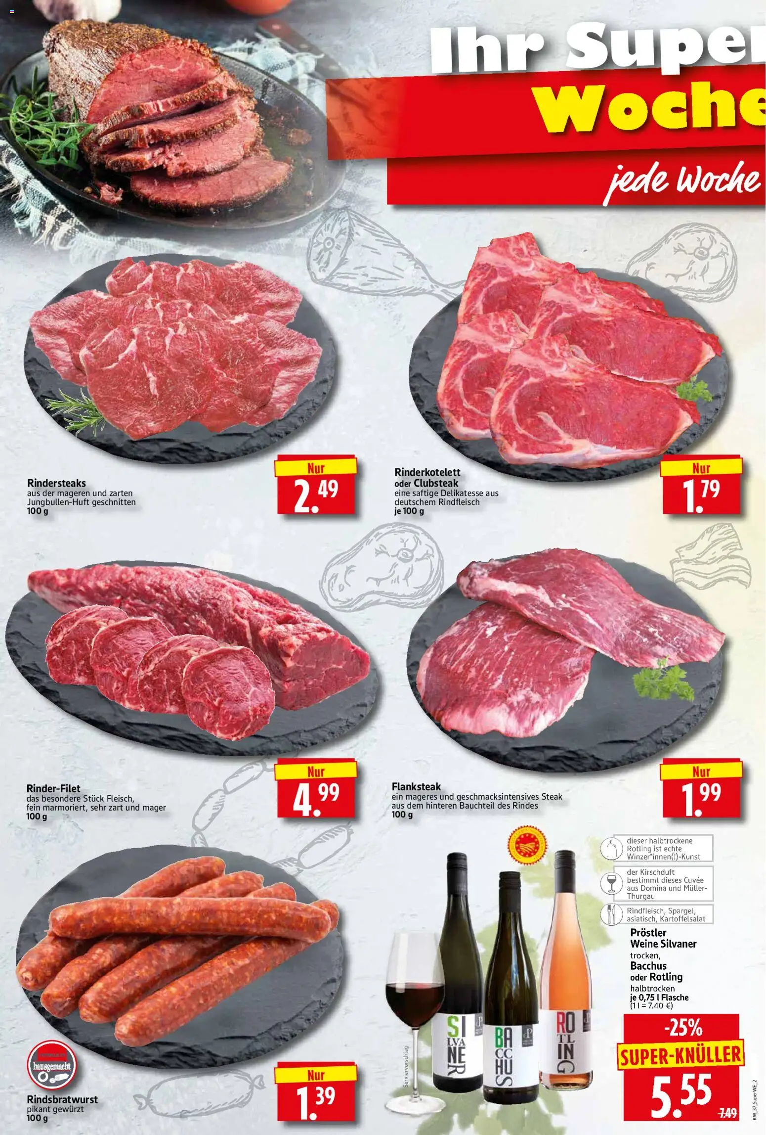 HERKULES Sonderbeilage – gültig ab 10.09.2026 | Seite: 2 | Produkte: Rinderfilet, Rindfleisch, Steak