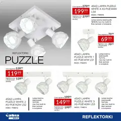 Pogląd oferty "Abra meble gazetka" - ważna od 24.09.2026 | Strona: 14 | Produkty: Puzzle, Lampa