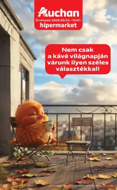 Auchan Kávé ajánlatok - amely érvényes a következő dátumtól: 2026.09.24.