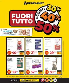 Anteprima del volantino Arcaplanet volantino valido a partire dal 27/08/2026
