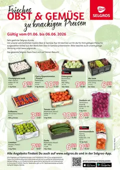 Selgros Obst & Gemüse ab 01.06.2026 gültig