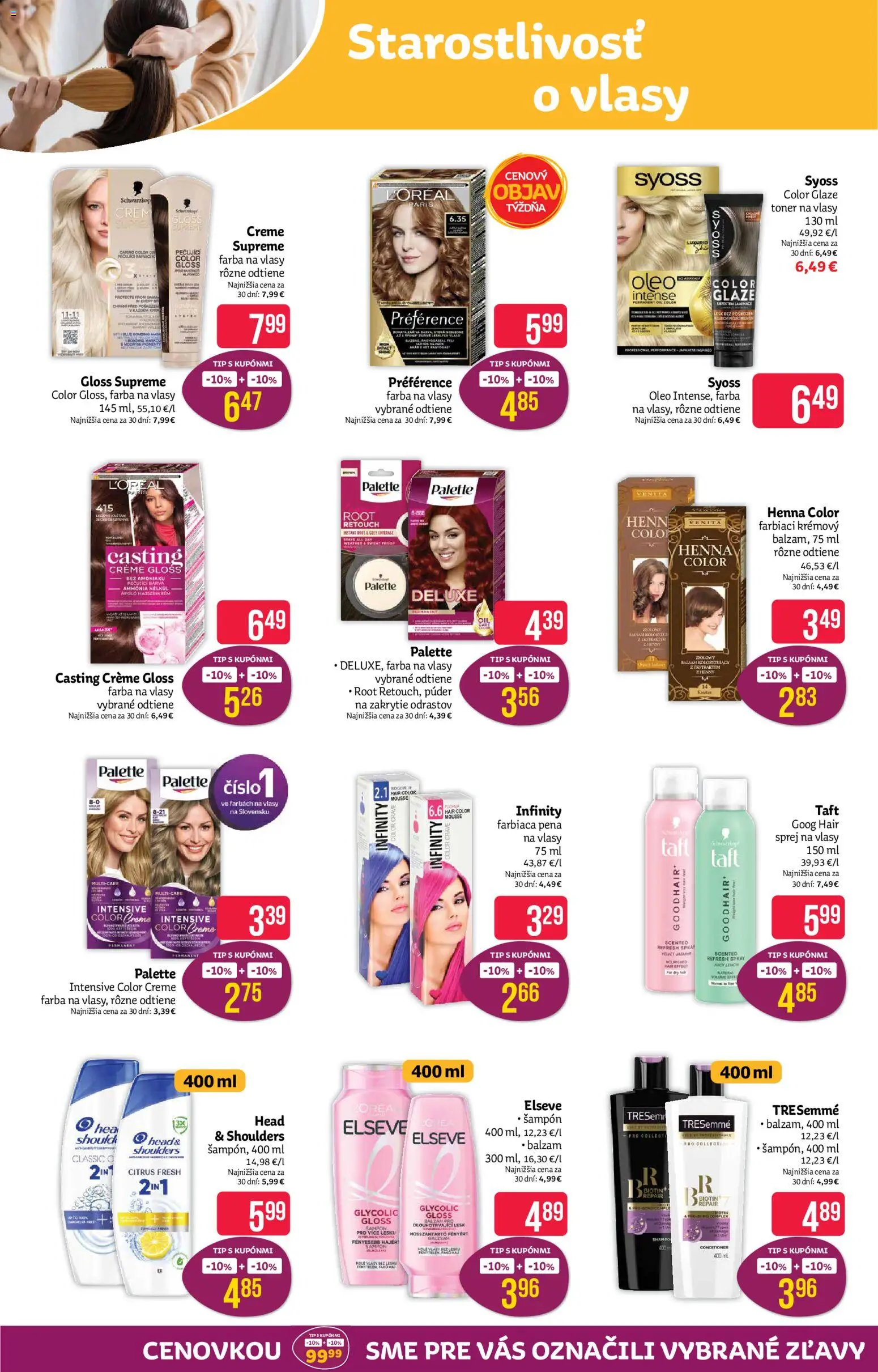 Nové Teta drogerie akcie – leták je platný od 28.09.2026 | Strana: 8 | Produkty: Púder, Šampón, Toner, Pena
