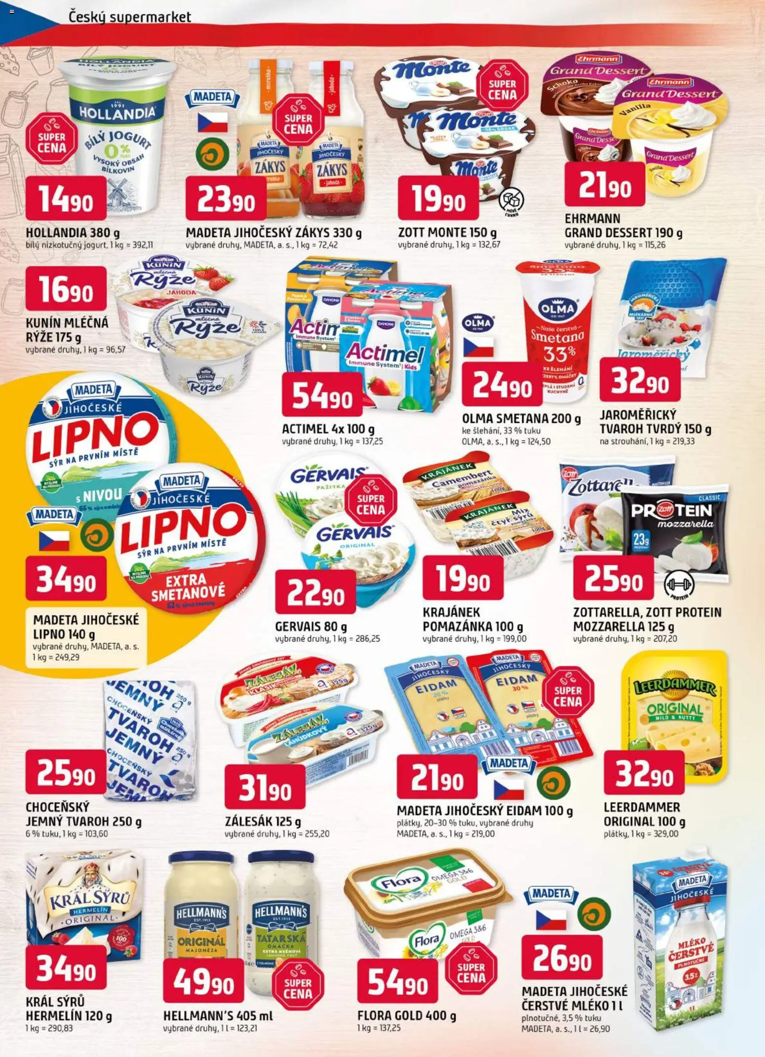 Trefa leták od 16.09.2026 | Strana: 4 | Produkty: Omega, Eidam, Hellmann's, Leerdammer