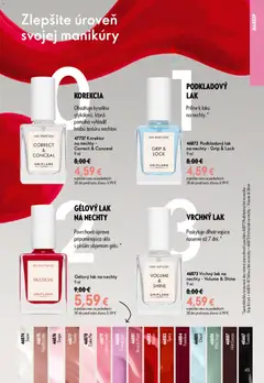 Oriflame leták platný od 08.07.2026 | Strana: 45 | Produkty: Korektor, Lak na nechty