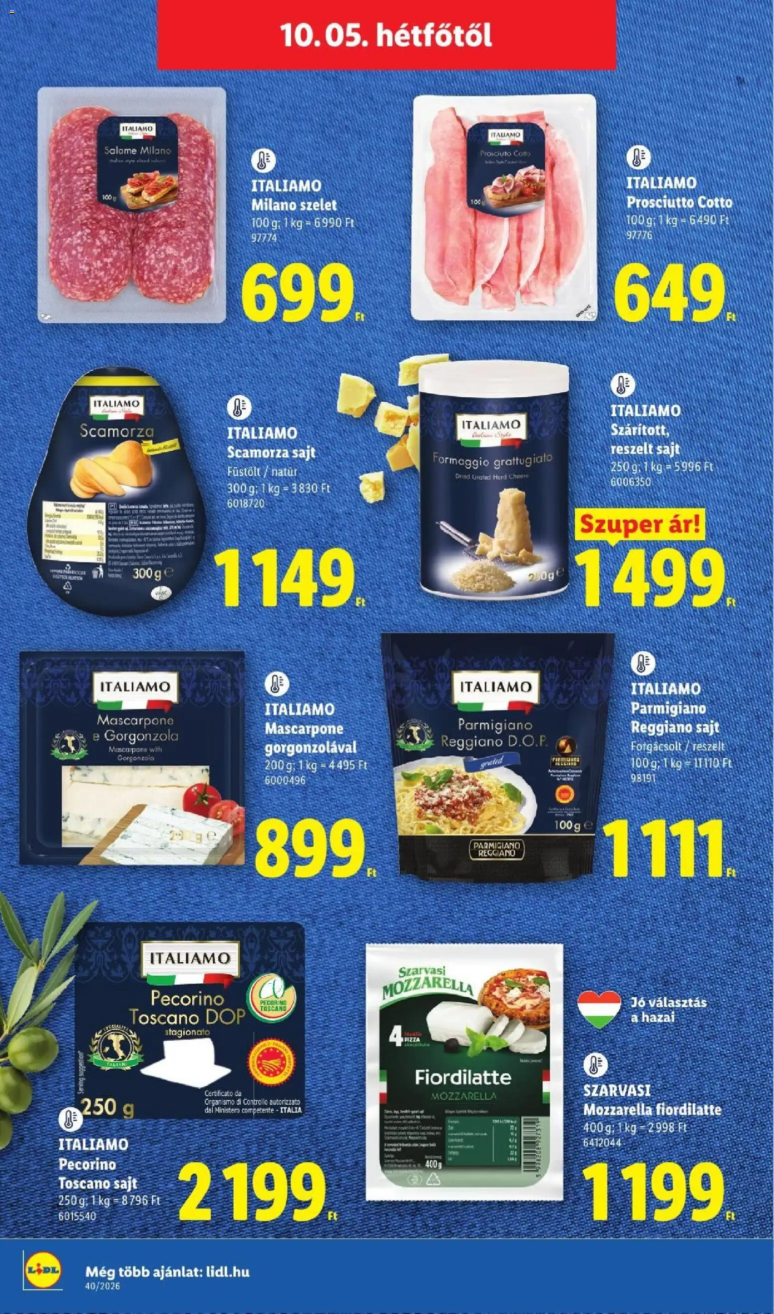 Lidl akciós ujság - amely érvényes a következő dátumtól: 2026.10.01. | Oldal: 74