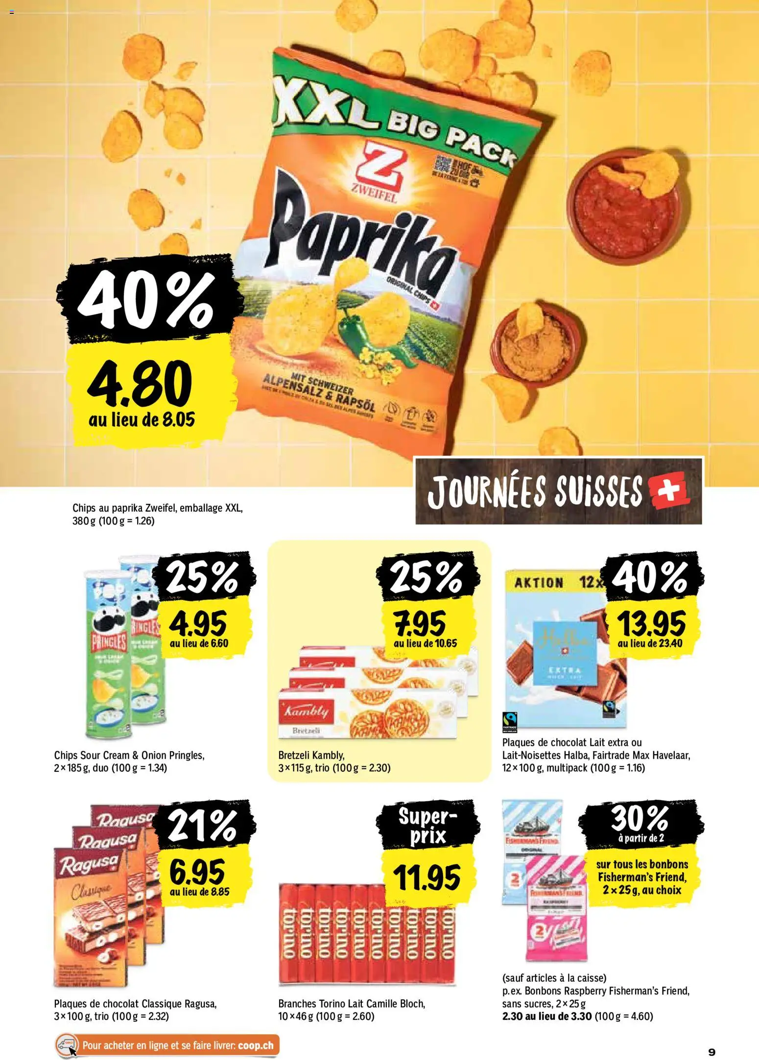 Coop aktionen FR – gültig ab 30.07.2026 | Seite: 9
