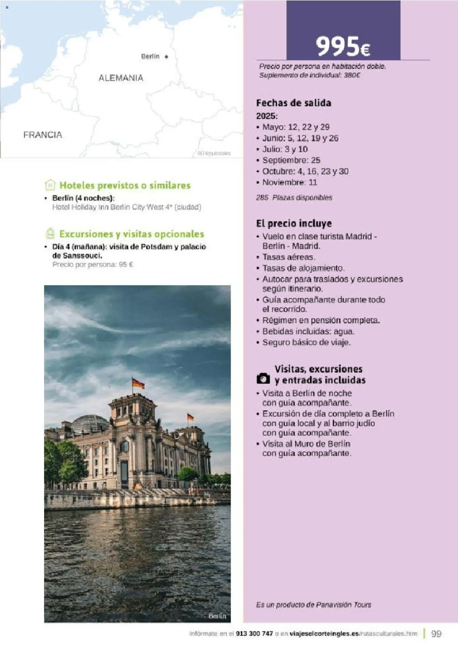 Viajes El Corte Inglés Rutas Culturales de la Comunidad de Madrid │ válido desde el 01.04.2026 | Página: 99