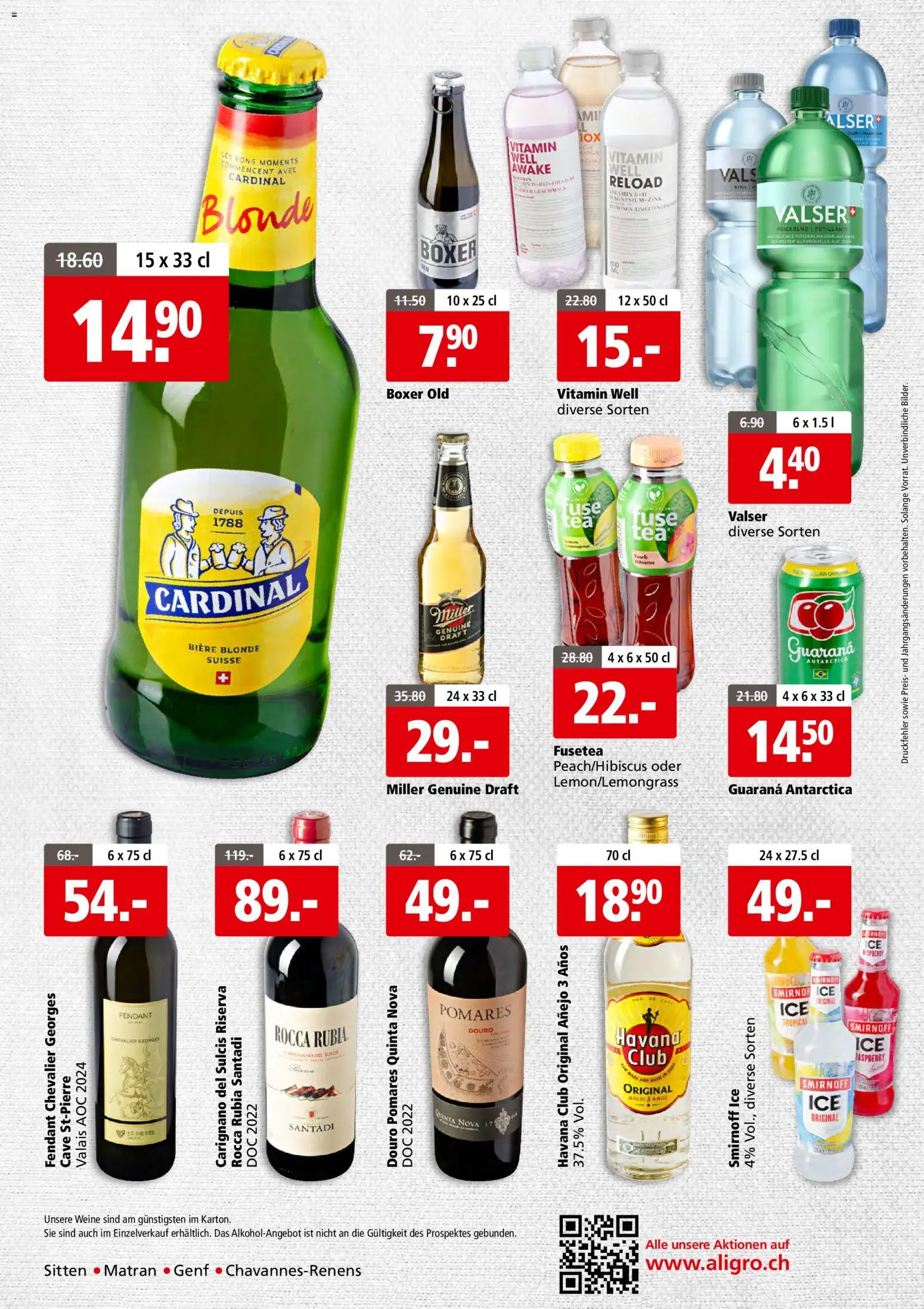 Aligro aktionen Business Chavannes, Matran, Genf, Sitten – gültig ab 12.10.2026 | Seite: 4 | Produkte: Boxer