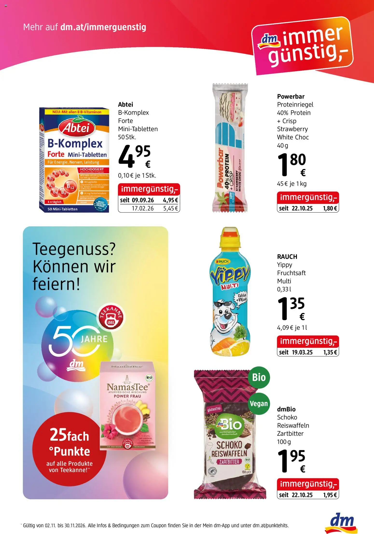 dm drogerie markt Flugblatt gültig ab 29.10.2026 | Seite: 6 | Produkte: Proteinriegel