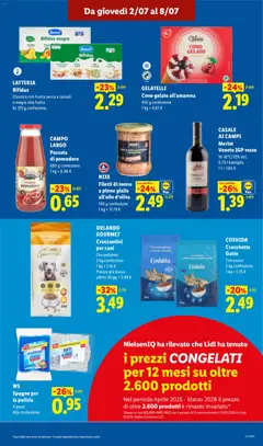 Anteprima del volantino GELATELLI Cono gelato all'amarena, 450 g confezione 1 kg = 4.87 € valido a partire dal 02/07/2026 | Pagina: 17