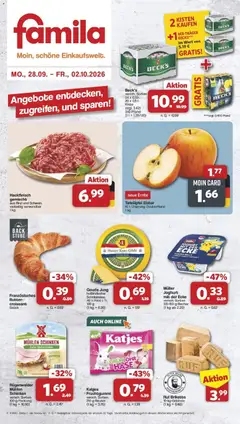 Famila Nordwest - Famila: Wochenangebote ab 28.09.2026 gültig