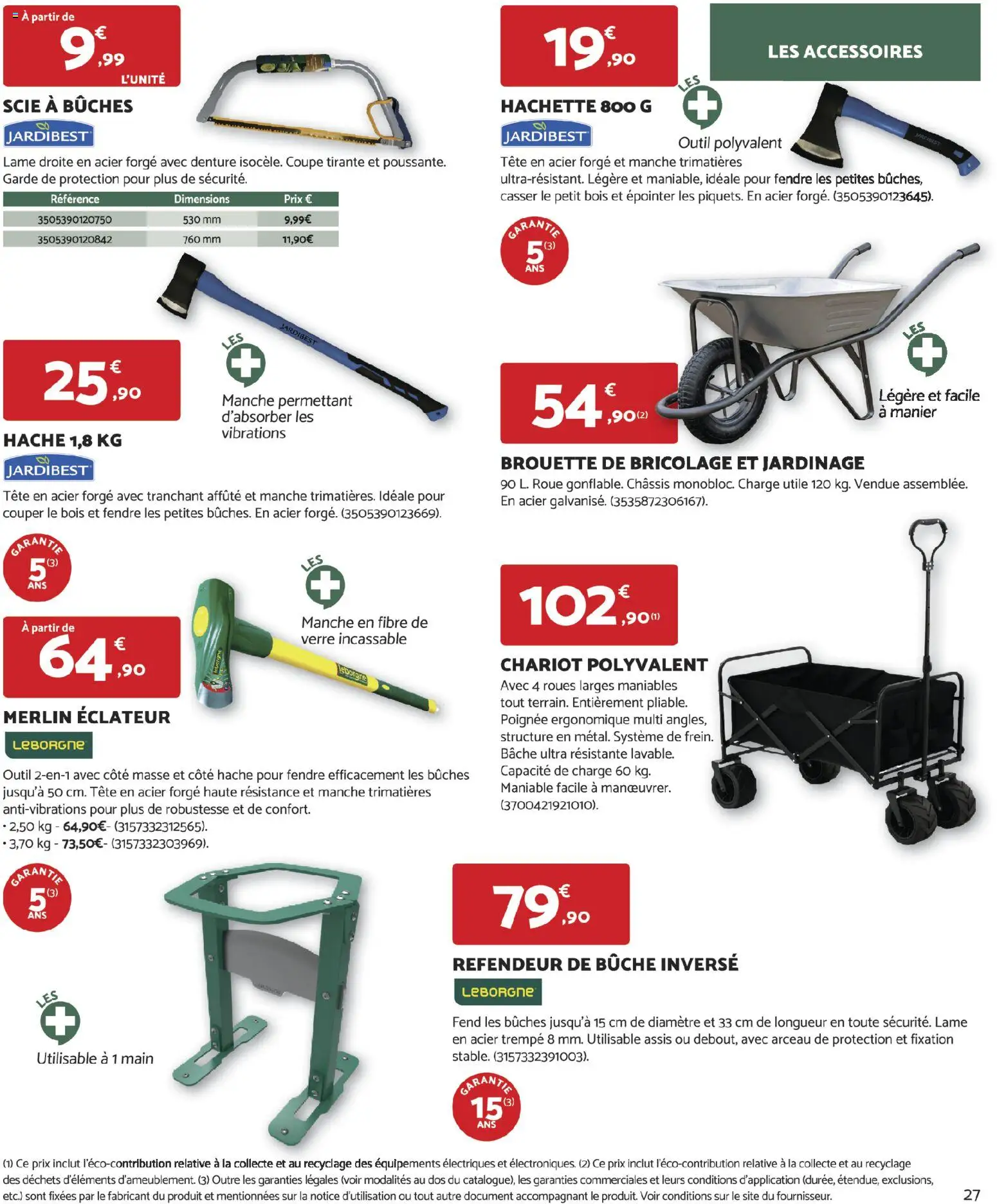 {H1} | Page: 27 | Produits: Jardinage, Brouette, Chariot, Masse