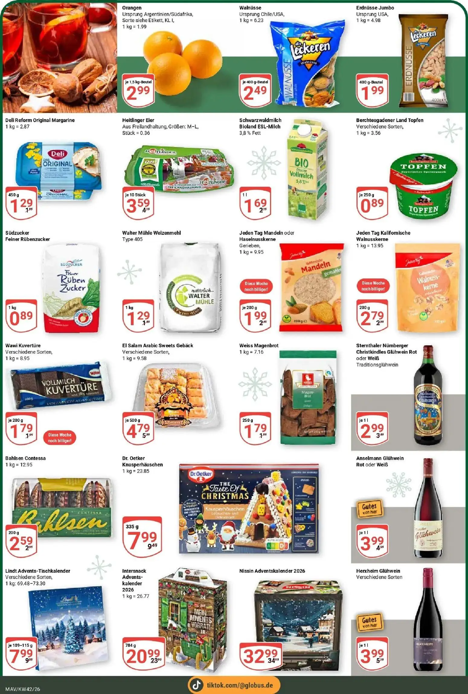 Globus Prospekt Mannheim (ab 12.10.2026) » Angebote online | Seite: 14 | Produkte: Margarine, Mühle, Erdnüsse, Walnüsse