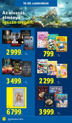 Lidl akciós újság - amely érvényes a következő dátumtól: 2026.10.08. | Oldal: 48 | Termékek: Dino