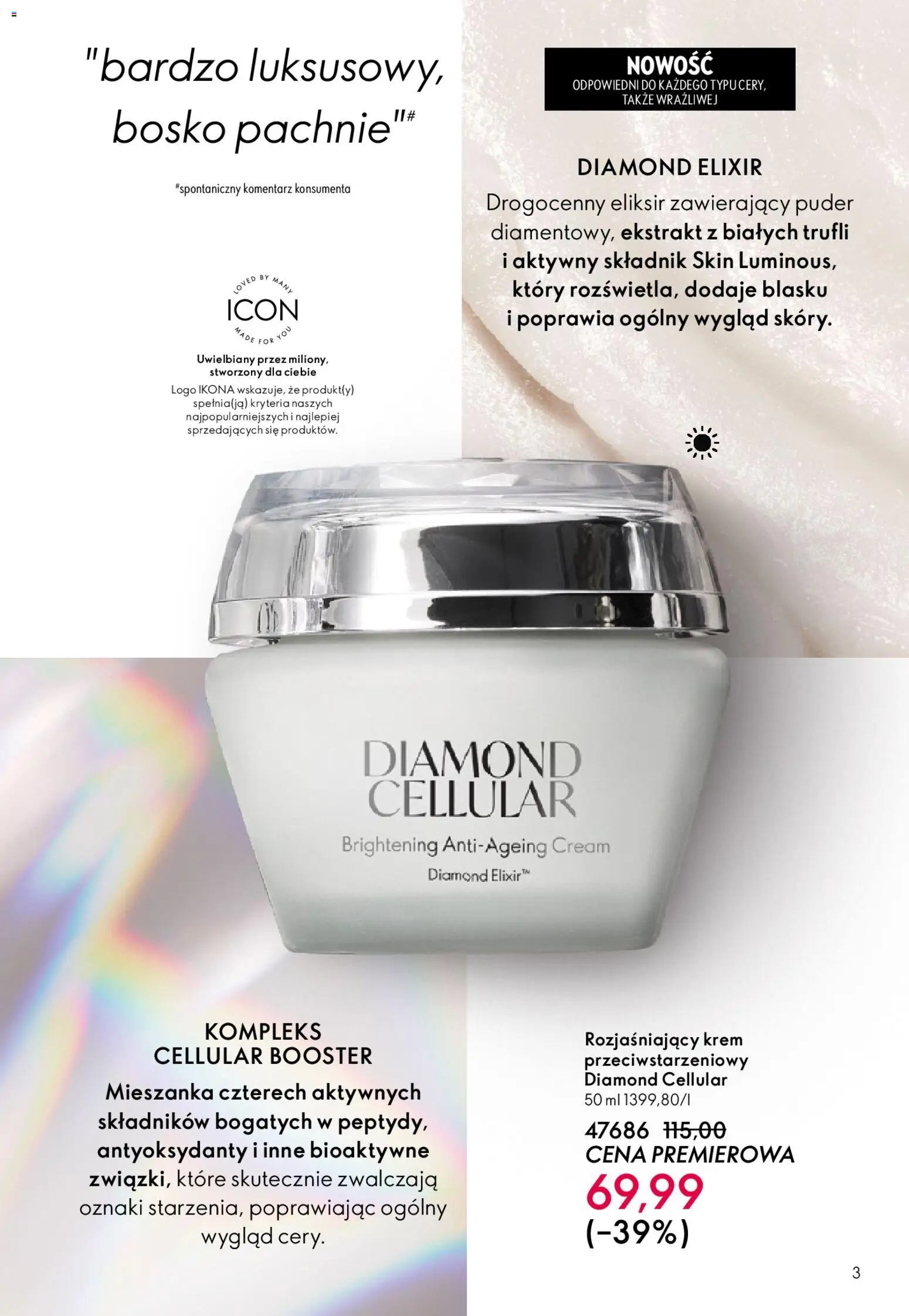 Oriflame Katalog 7 2026 od 06.05.2026 | Strona: 3 | Produkty: Ogólny, Puder, Krem