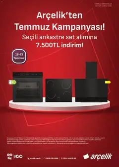 16 Temmuz 2026 tarihinden itibaren geçerli olan Arçelik kataloğu önizlemesi