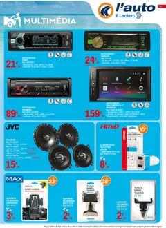 Pré-visualização E.Leclerc folheto Auto válido de 03.06.2026 | Página: 7 | Produtos: Audio, Rádio, Telemóvel, Bateria