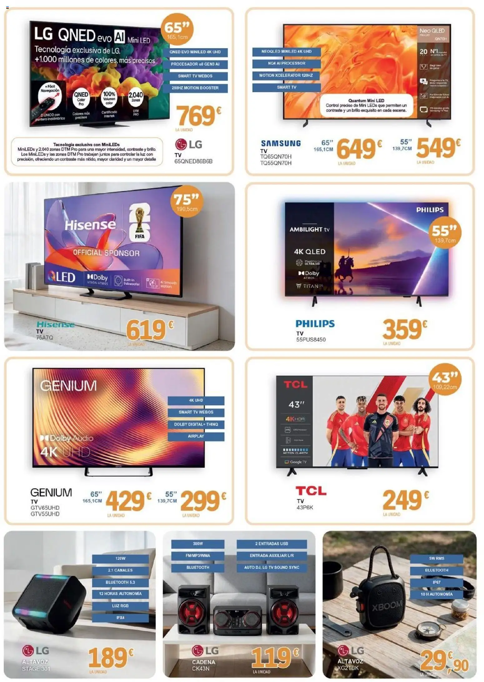 E.Leclerc - Valdemoro │ válido desde el 01/10/2026 | Página: 6 | Productos: Audio, Altavoz, USB, Navegación