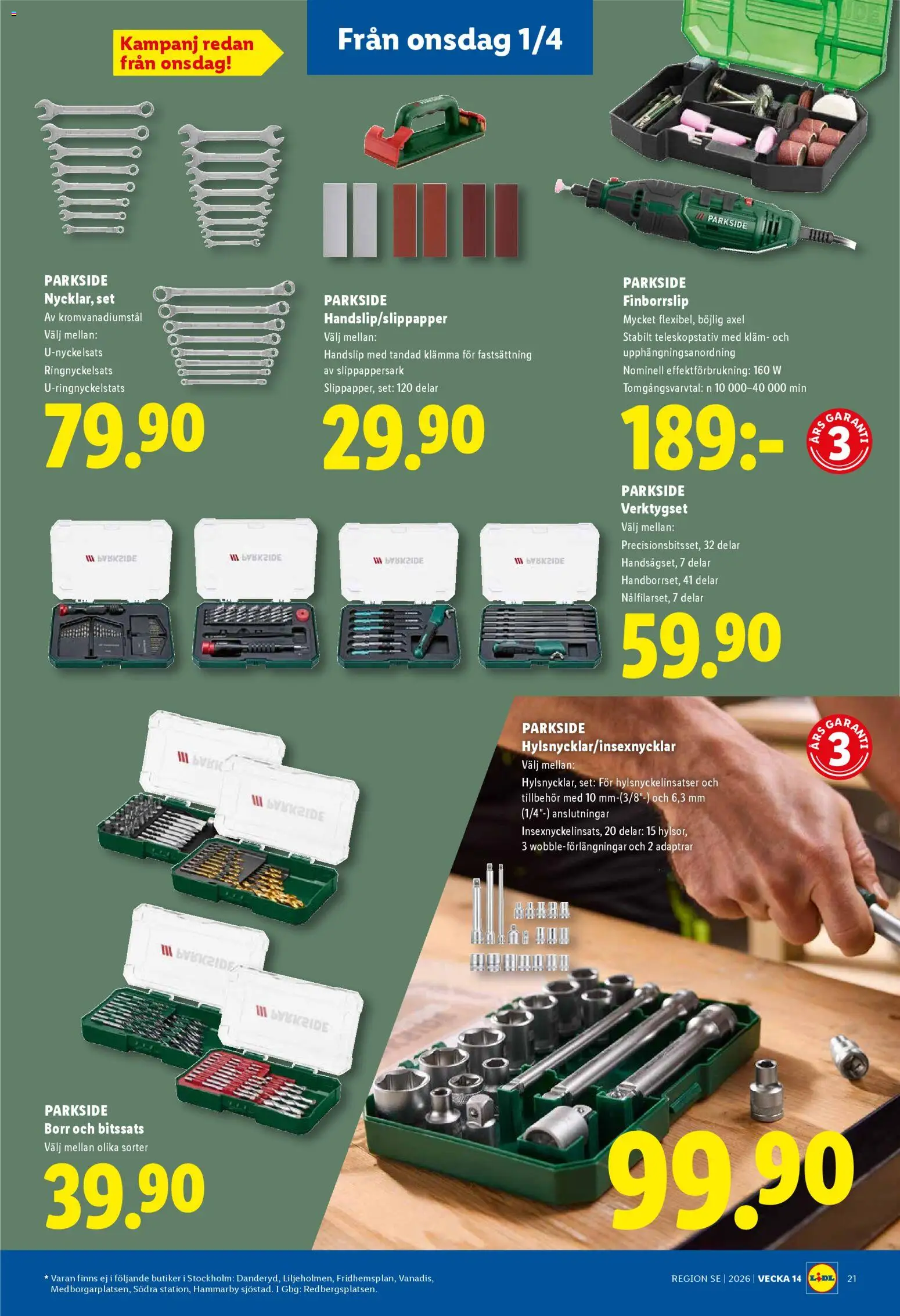 Lidl reklamblad aktuell från 01/04/2026 | Sida: 25 | Produkter: Borr, Set