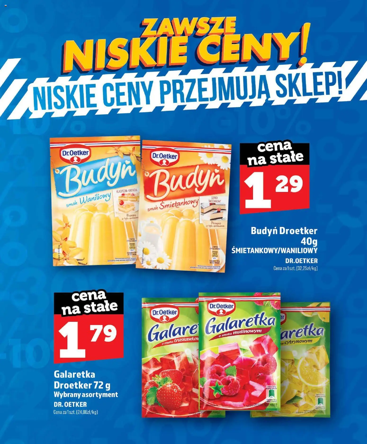 Topaz gazetka - Zawsze Niskie Ceny od 01.07.2026 | Strona: 68 | Produkty: Budyń, Galaretka