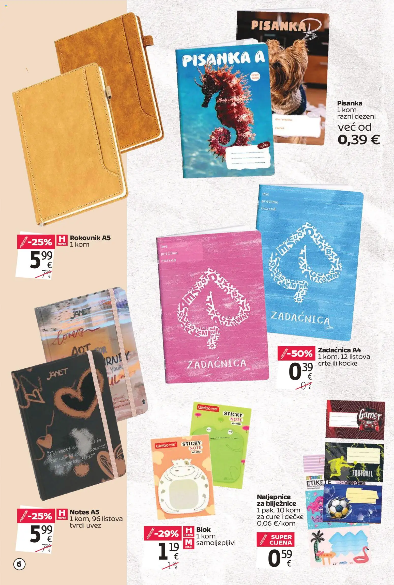 Tommy katalog | vrijedi od 20.08.2026 | Stranica: 6 | Proizvodi: Pisanka
