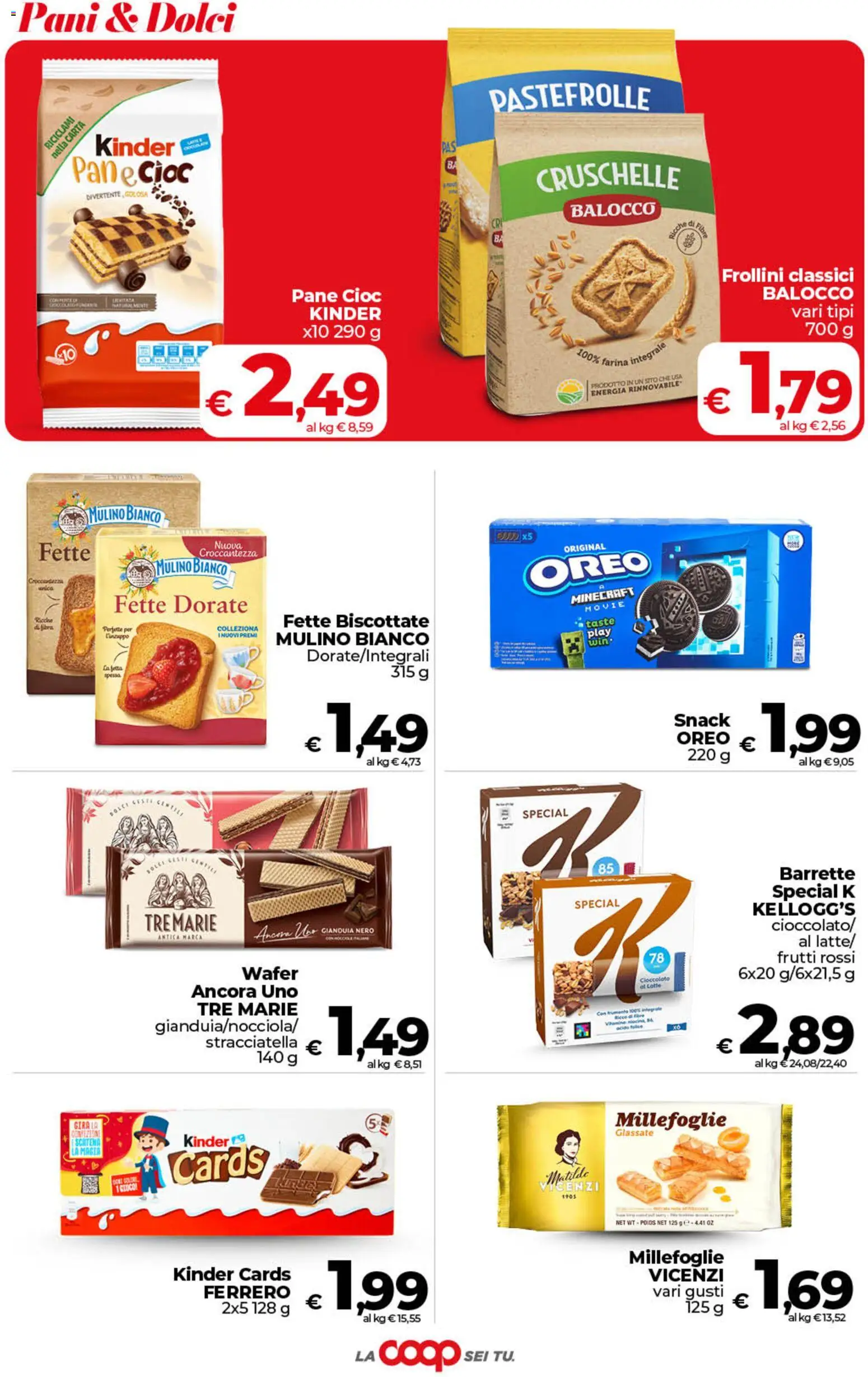 Volantino COOP del 19.05.2026 | Pagina: 31 | Prodotti: Pane, Cioccolato, Fette biscottate, Stracciatella