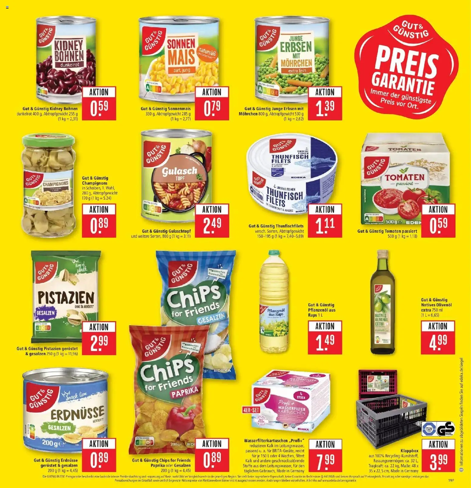 Marktkauf Prospekt Kirchheim (ab 05.10.2026) » Angebote online | Seite: 23 | Produkte: Erdnüsse, Pistazien, Kalk, Chips