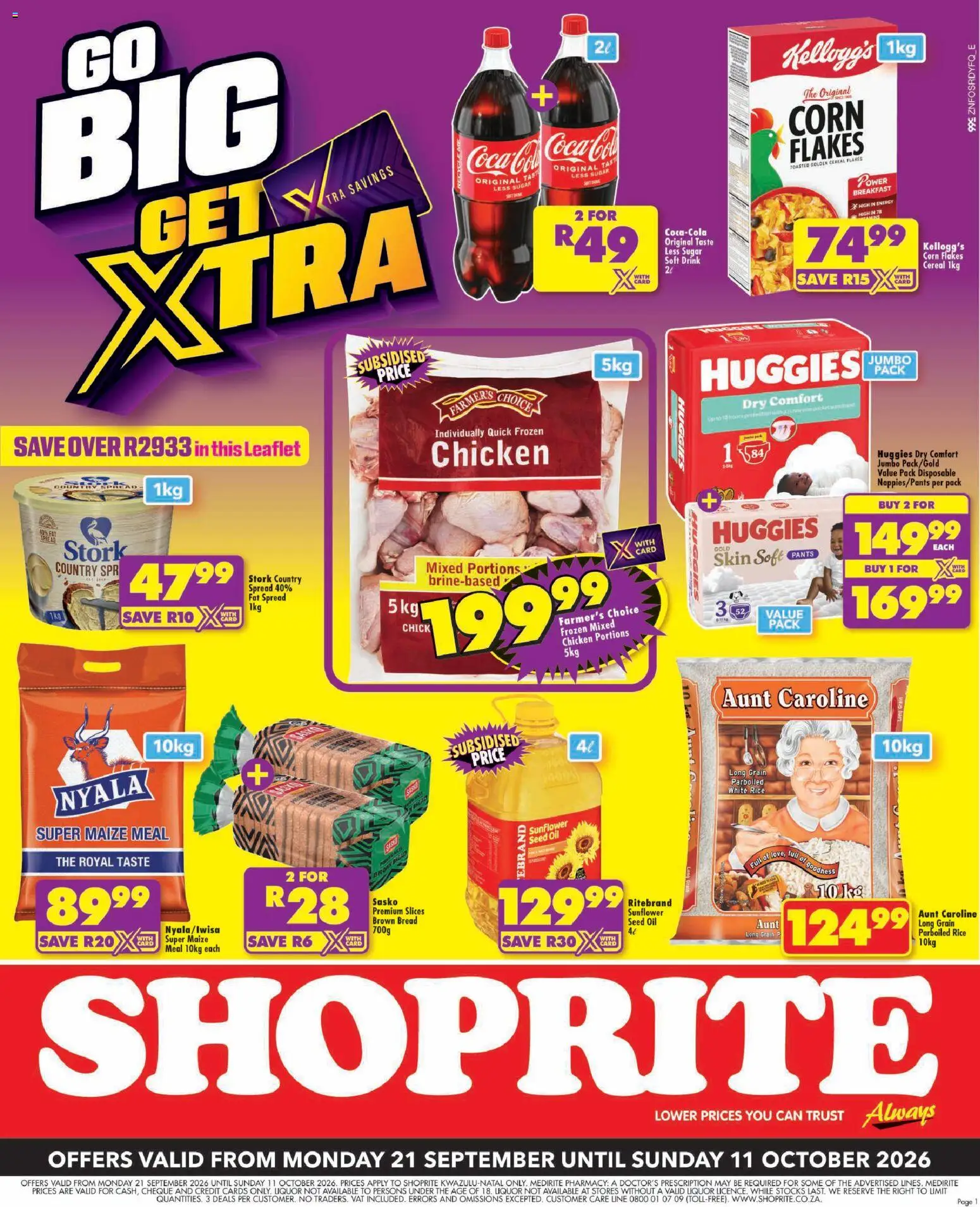 New Shoprite catalogue – valid from 21/09/2026 | Page: 1