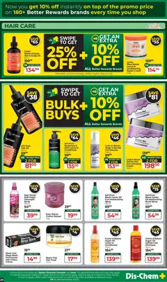 Dis-Chem specials catalogue – valid from 16.06.2026 | Page: 29 | Products: Oil, Conditioner, Hair oil, Cream