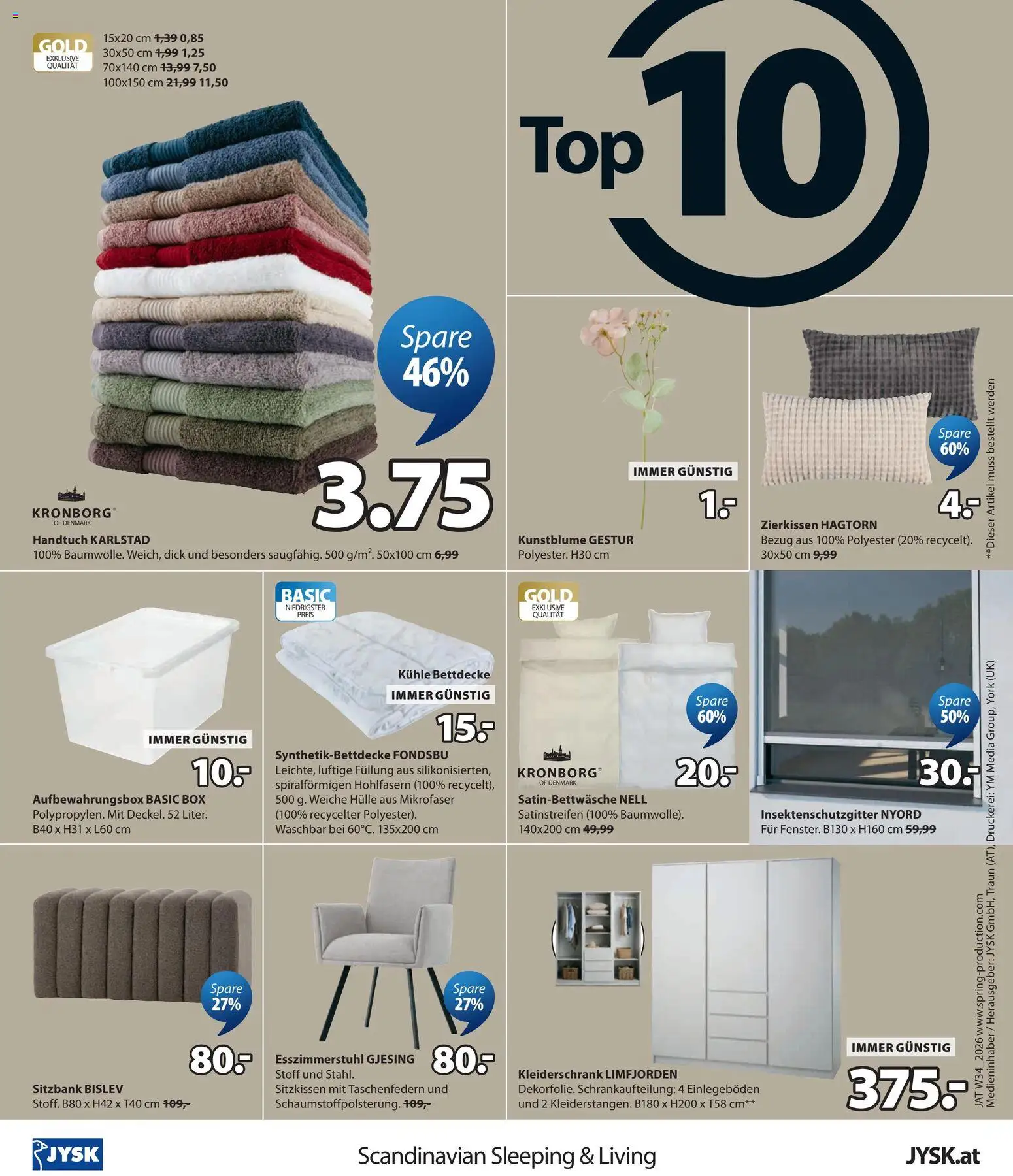 JYSK Prospekt aktuell gültig ab 18.08.2026 | Seite: 12 | Produkte: Hülle, Kleiderschrank, Box