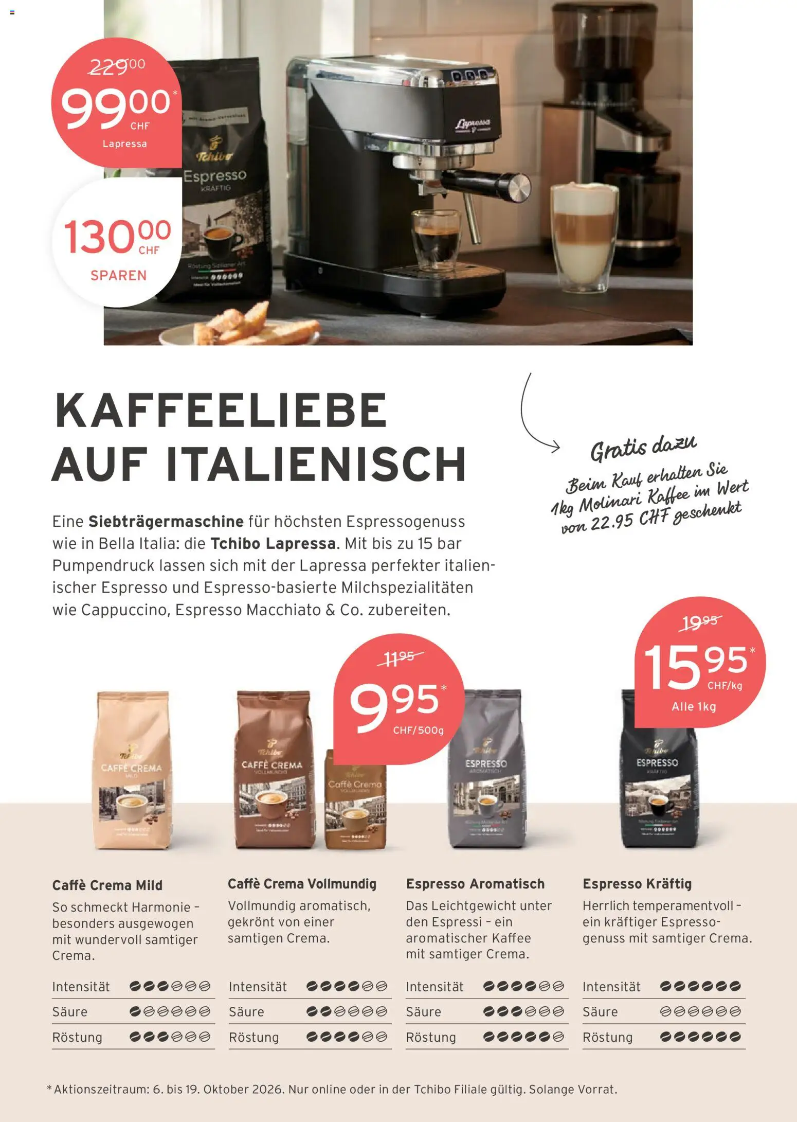 Tchibo aktionen Active Running – gültig ab 13.10.2026 | Seite: 34 | Produkte: Kaffee