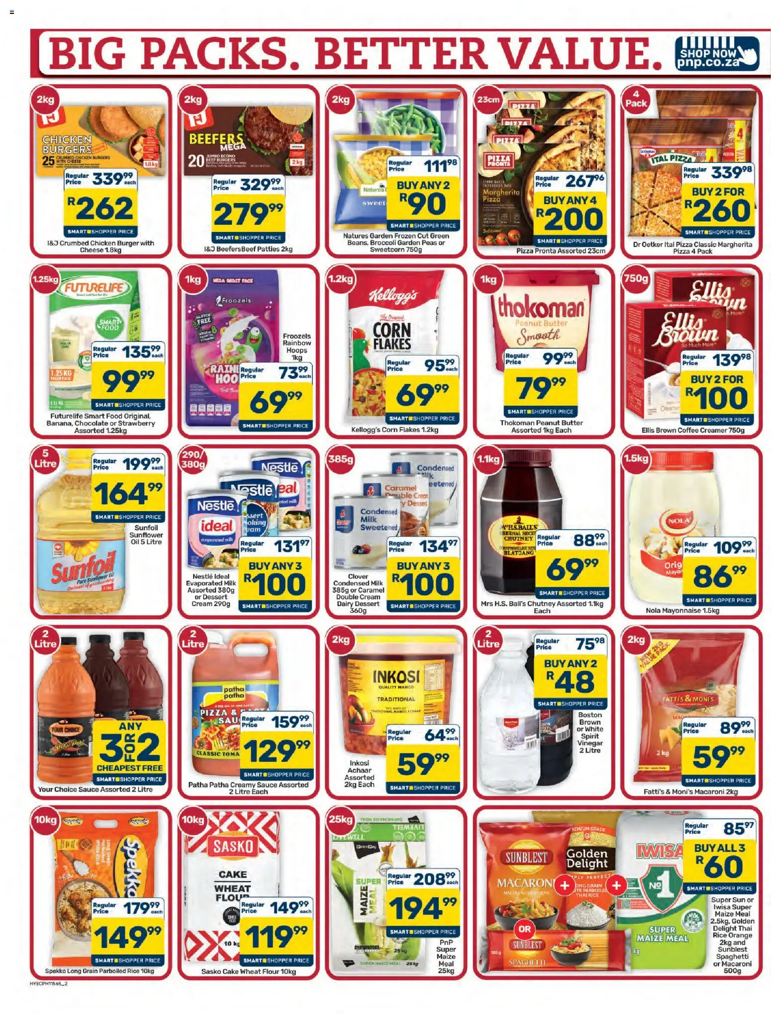 New Pick n Pay catalogue – valid from 23/10/2026 | Page: 2 | Products: Creamer, Pizza, Mango, Caramel