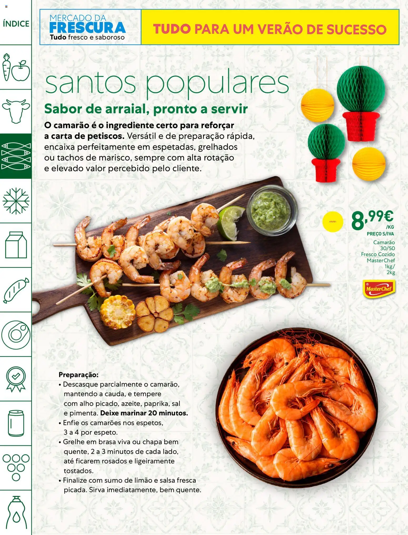 Recheio Horeca │ válido de 23/06/2026 | Página: 6 | Produtos: Camarão, Sal, Sumo