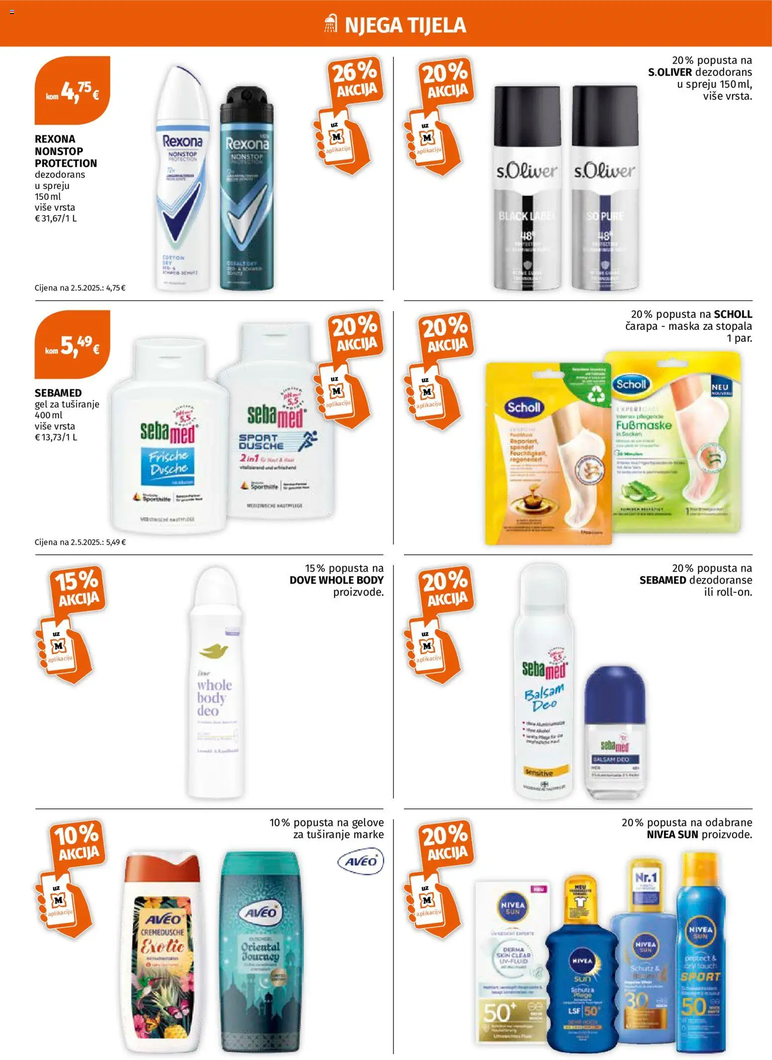 Müller katalog | vrijedi od 24.08.2026 | Stranica: 4 | Proizvodi: Maska, Dezodorans, Nivea, Dove