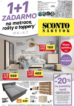 Sconto nábytok leták platný od 17.06.2026